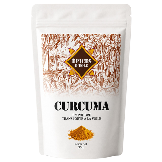 Curcuma Bio - Guadeloupe, séché au soleil