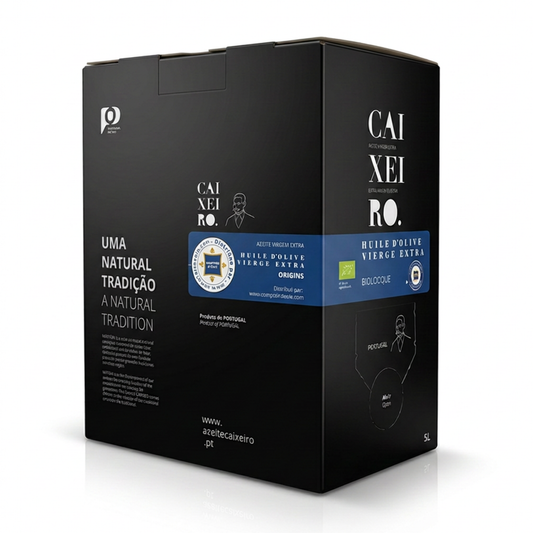 Huile d’Olive Bio 5L, Récolte Artisanale Portugal