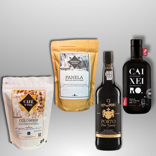 Trésors d’Éole – Coffret Noël Premium (Porto Bio, Café, Panela)